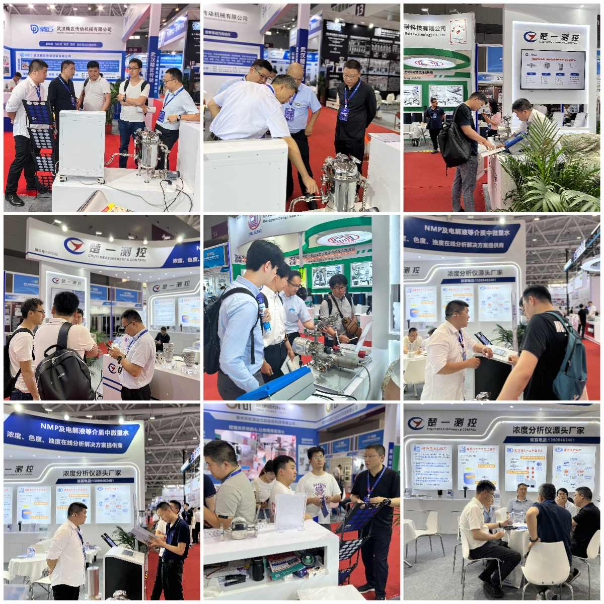 楚一測控參加CIBF2025展會盛況